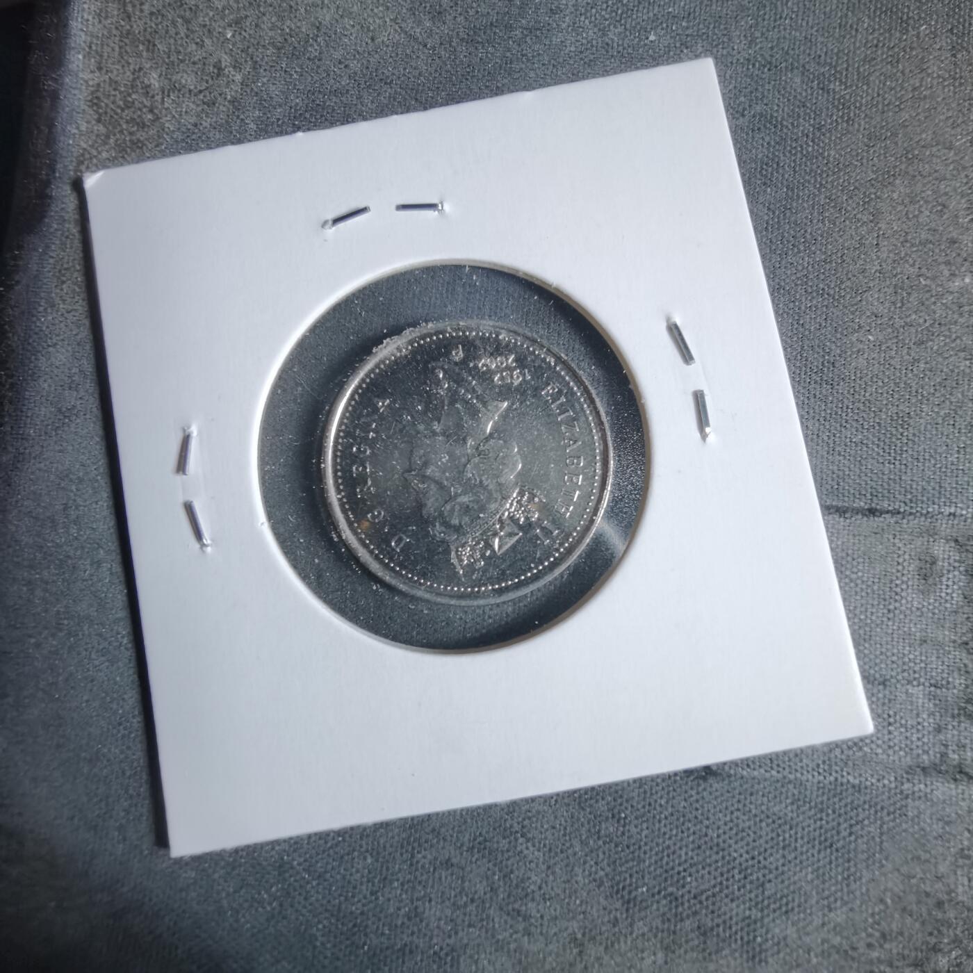 沼泽如烟--第923场 加拿大2002年五分纪念币