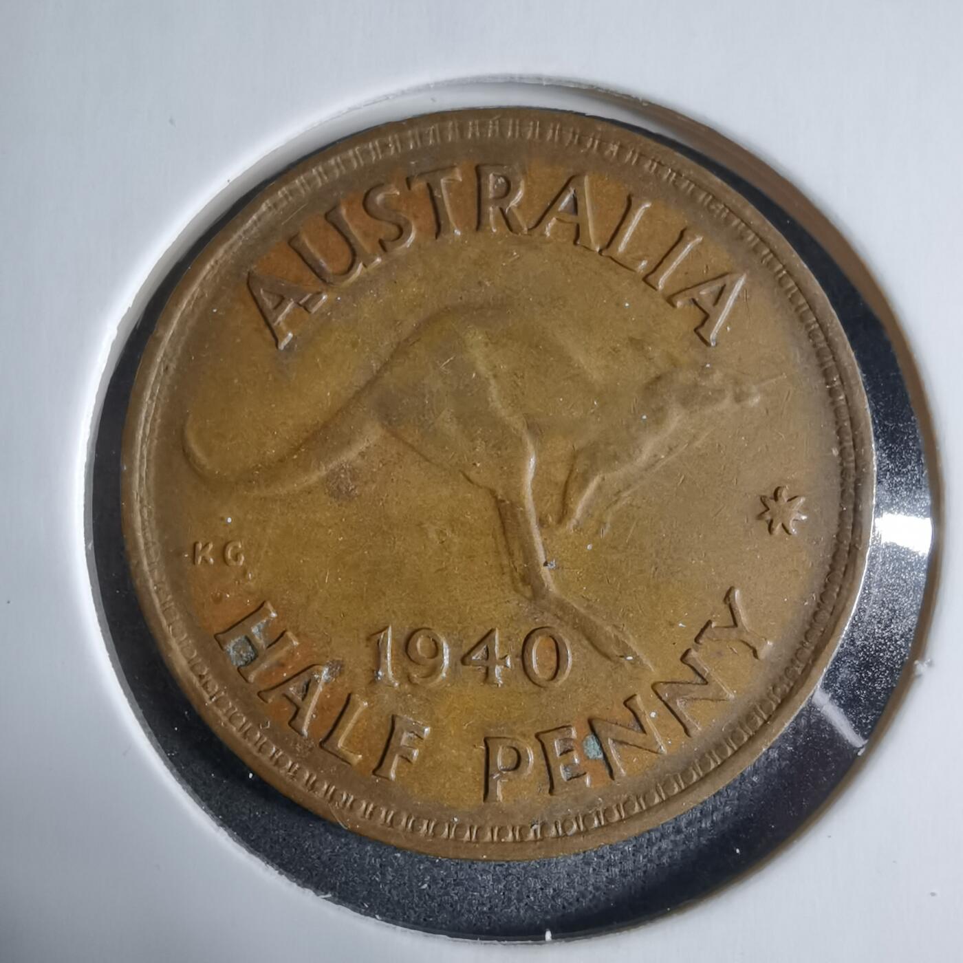 沼泽如烟--第923场 澳大利亚1940年半便士