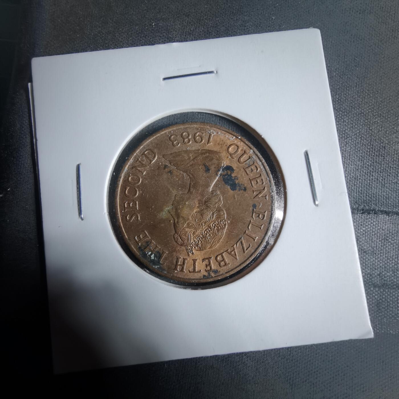 沼泽如烟--第923场 泽西1983年2便士