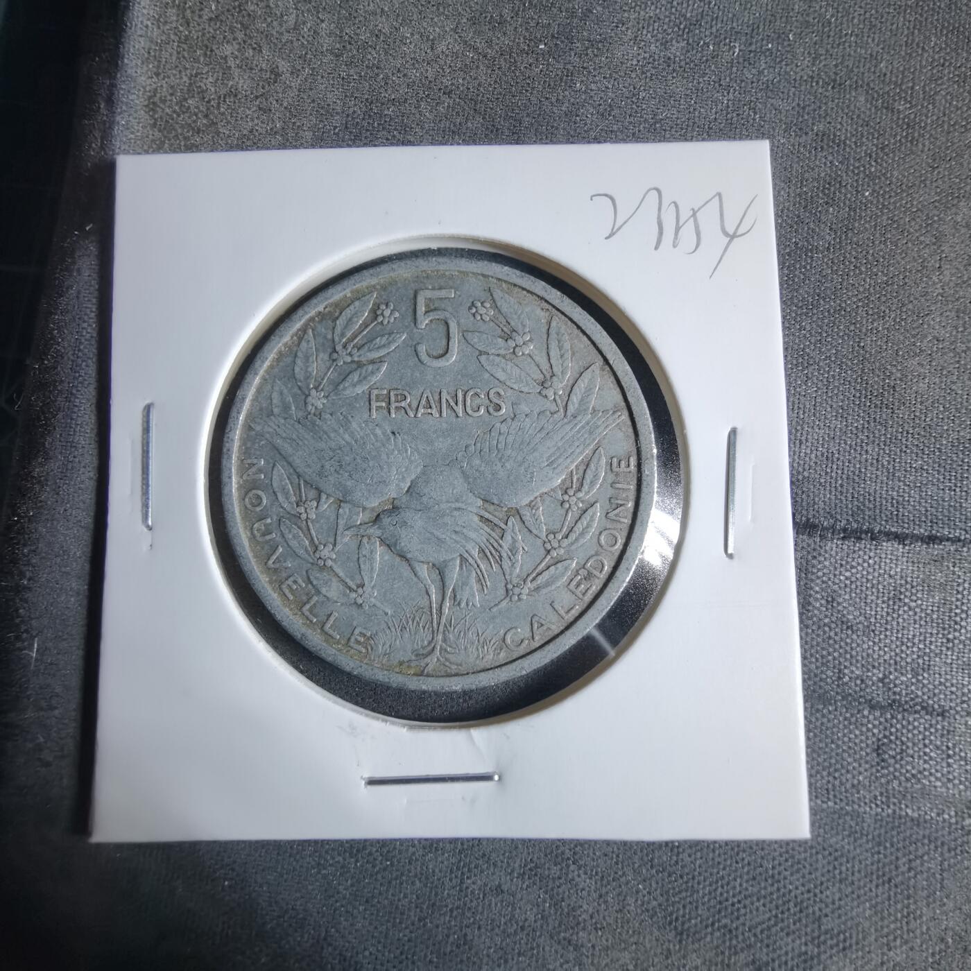 沼泽如烟--第923场 法属新喀里多尼亚1952年5法郎