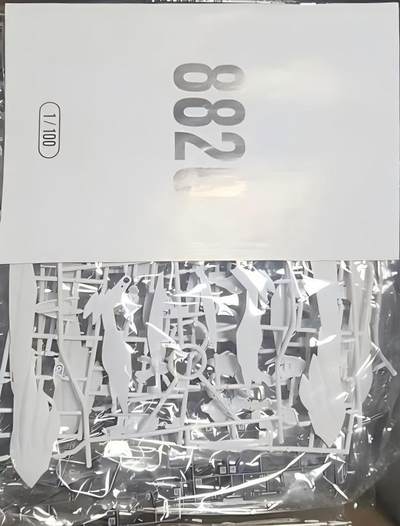 高达手办 全新未拼 黑盒大班8820Hirm样式1/100MG 飞翼拼装模型