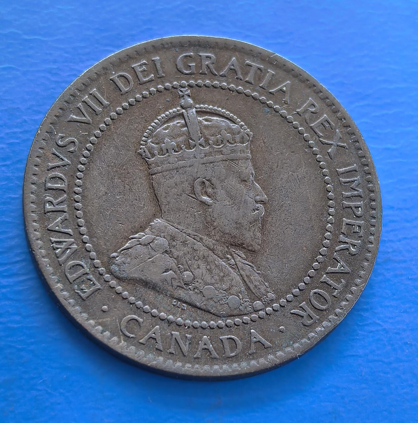 外国优质老铜币银币持续添加中，周六九点倒数截拍，满百包邮，可寄存半年，喜欢朋友微信扫描二维码可直接参拍 加拿大1902年壹分