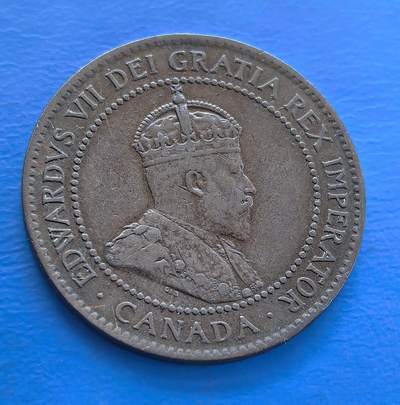 外国优质老铜币银币持续添加中，周六九点倒数截拍，满百包邮，可寄存半年，喜欢朋友微信扫描二维码可直接参拍 - 加拿大1902年壹分