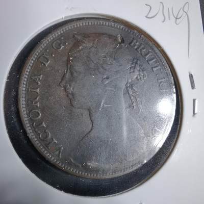 沼泽如烟--第923场 - 英国1885年1便士