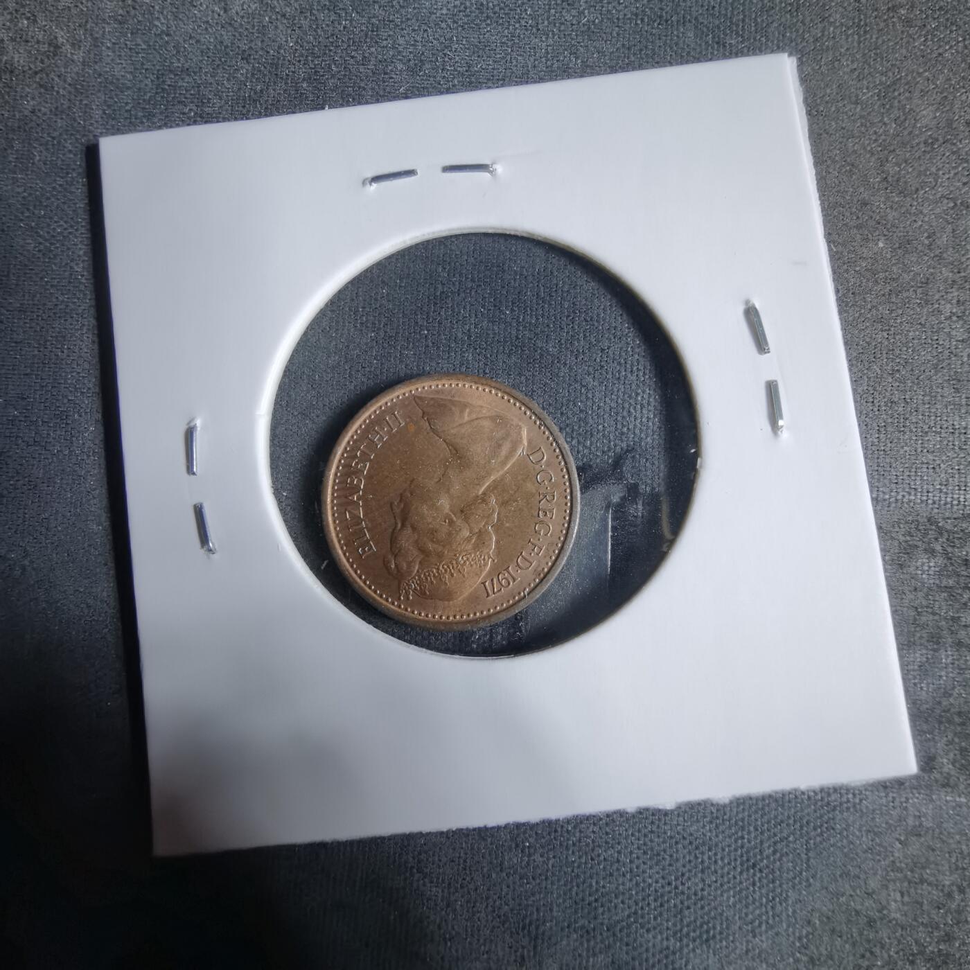 沼泽如烟--第923场 英国1971年半便士