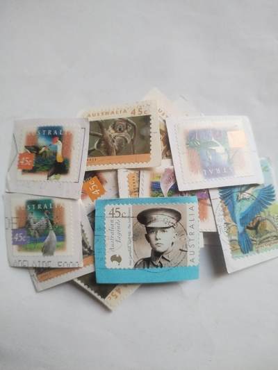 邮票 - 国外邮票 30枚。