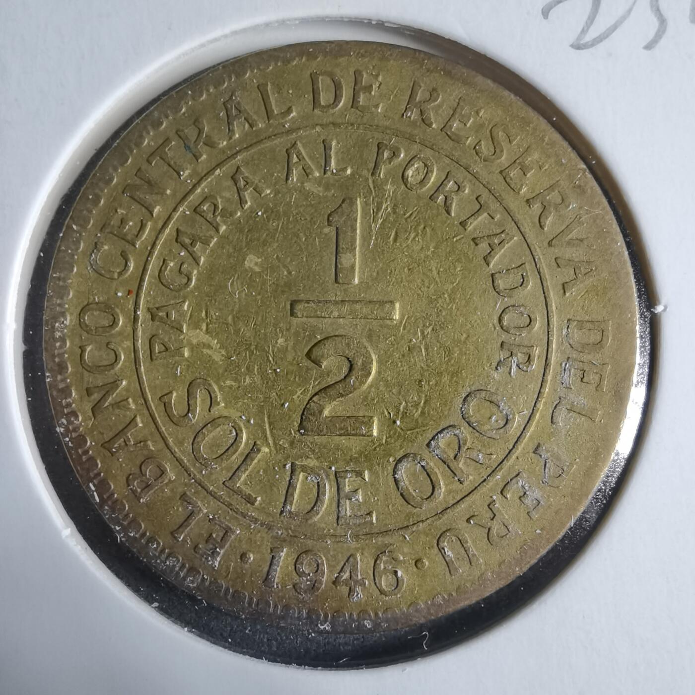 沼泽如烟--第923场 秘鲁1946年半比索