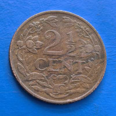 外国优质老铜币银币持续添加中，周六九点倒数截拍，满百包邮，可寄存半年，喜欢朋友微信扫描二维码可直接参拍 - 库拉索1948年2.5分