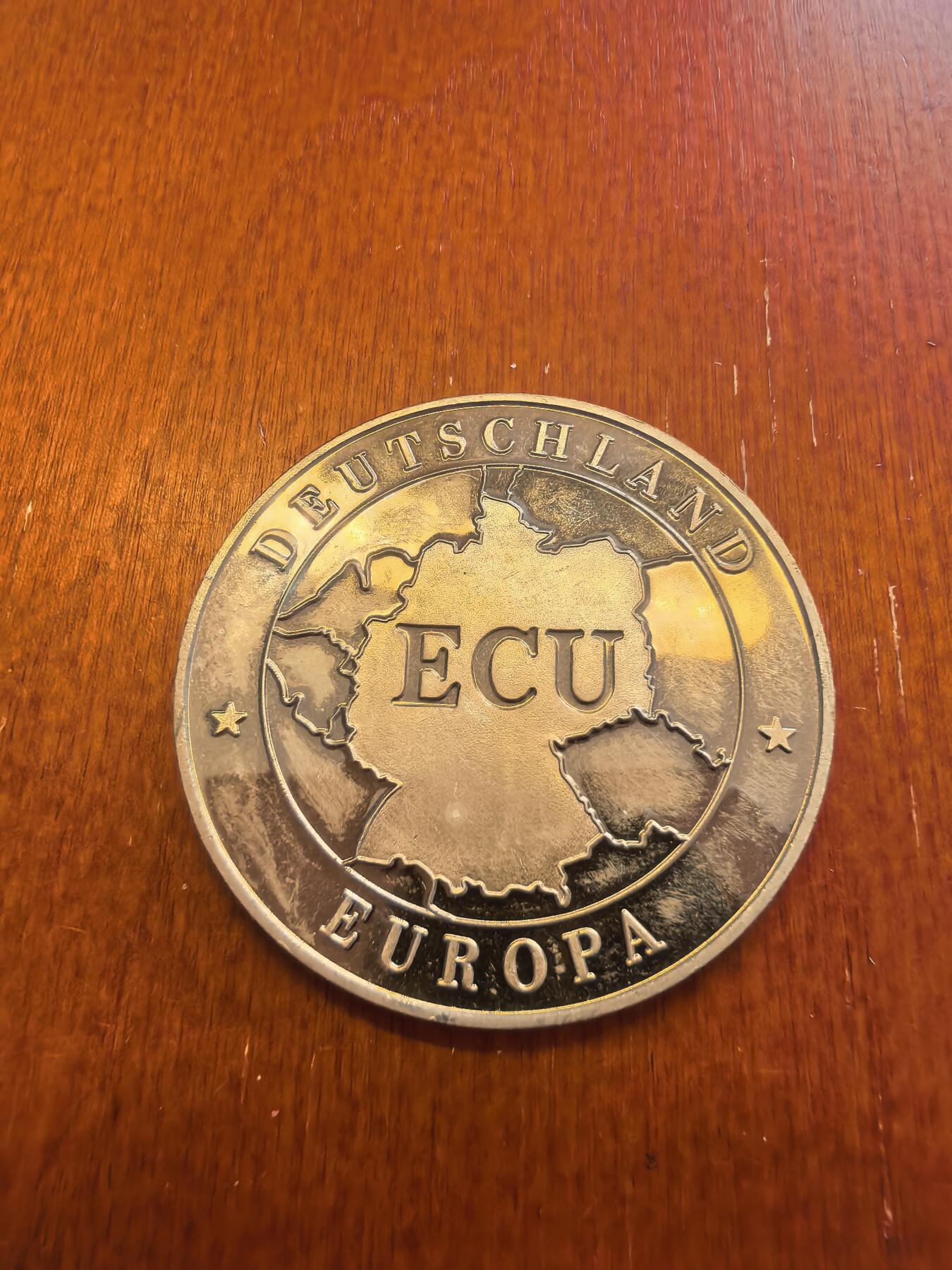 长老汇蛇年精选第八十场拍卖 1992德国欧罗巴1埃居铜镍币，臆造币