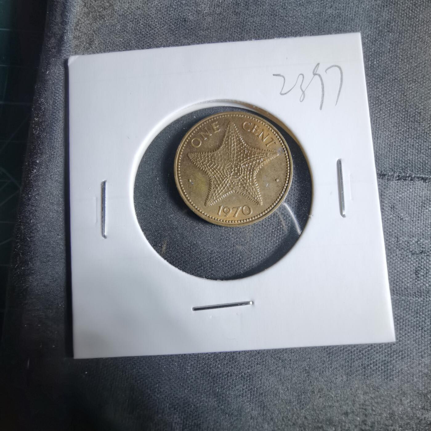 沼泽如烟--第923场 巴哈马1970年一分