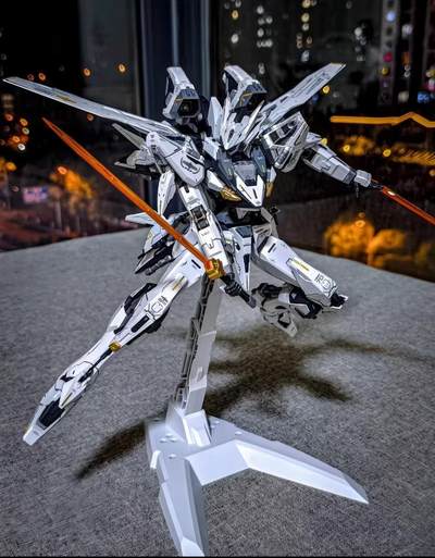 高达手办 初版带特典萝播动漫 白露空战型合金拼装模型