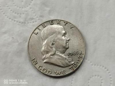 外国银币 - 63年美国大钟半圆银币