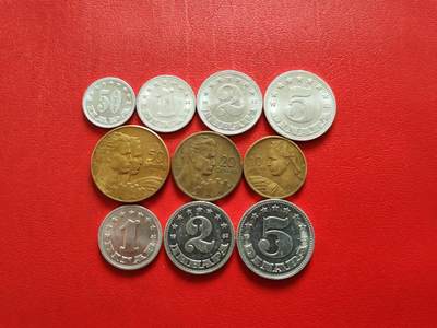 【云涧收藏】第八十二场 - 南斯拉夫1953/55/63年10枚全套