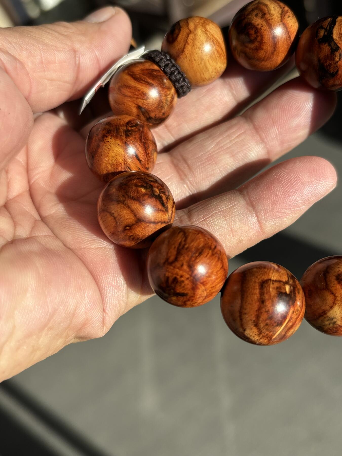 黄花梨手串一条货真价实图物一致