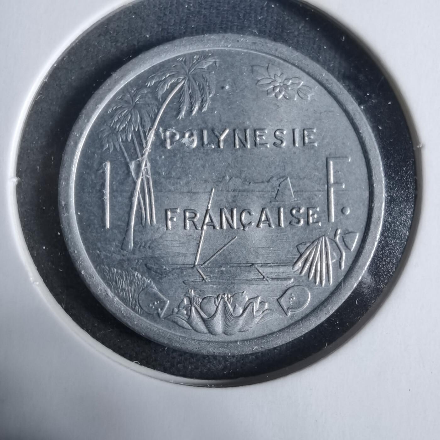 沼泽如烟--第923场 法属波利尼西亚1977年1法郎