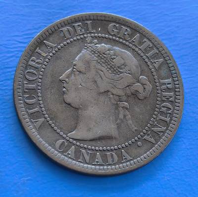 外国优质老铜币银币持续添加中，周六九点倒数截拍，满百包邮，可寄存半年，喜欢朋友微信扫描二维码可直接参拍 - 加拿大1882年壹分H版