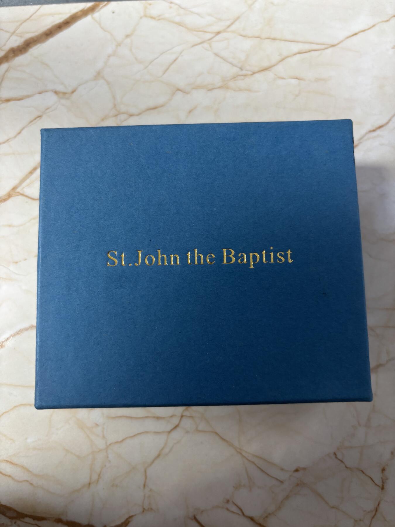 第185期拍卖 纽埃2014年遗产系列圣约翰洗礼1盎司彩色矩形银币，999银，发行3000枚