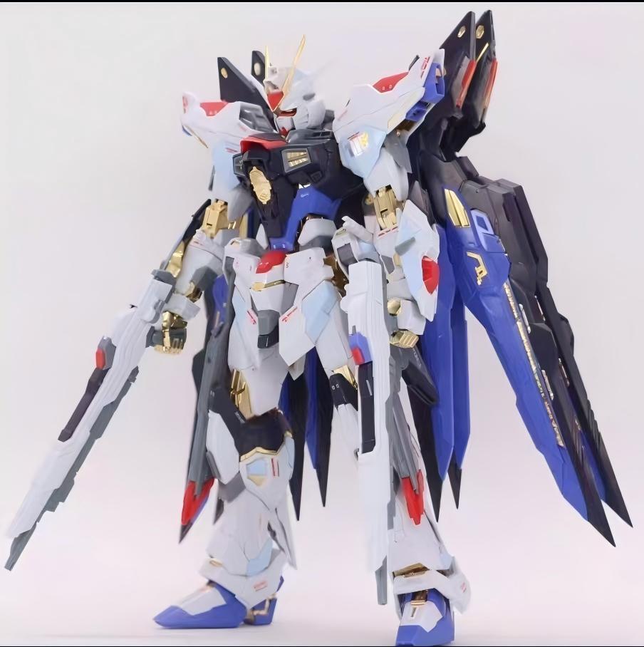 高达手办 魂蓝配色大班8802S强袭自由不带光翼版本