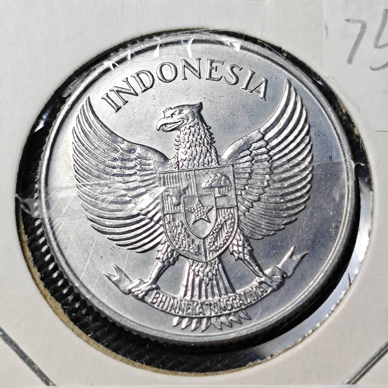 KK钱币收藏小铺 第375期  2月预留时间 周末发货  1955印尼25分