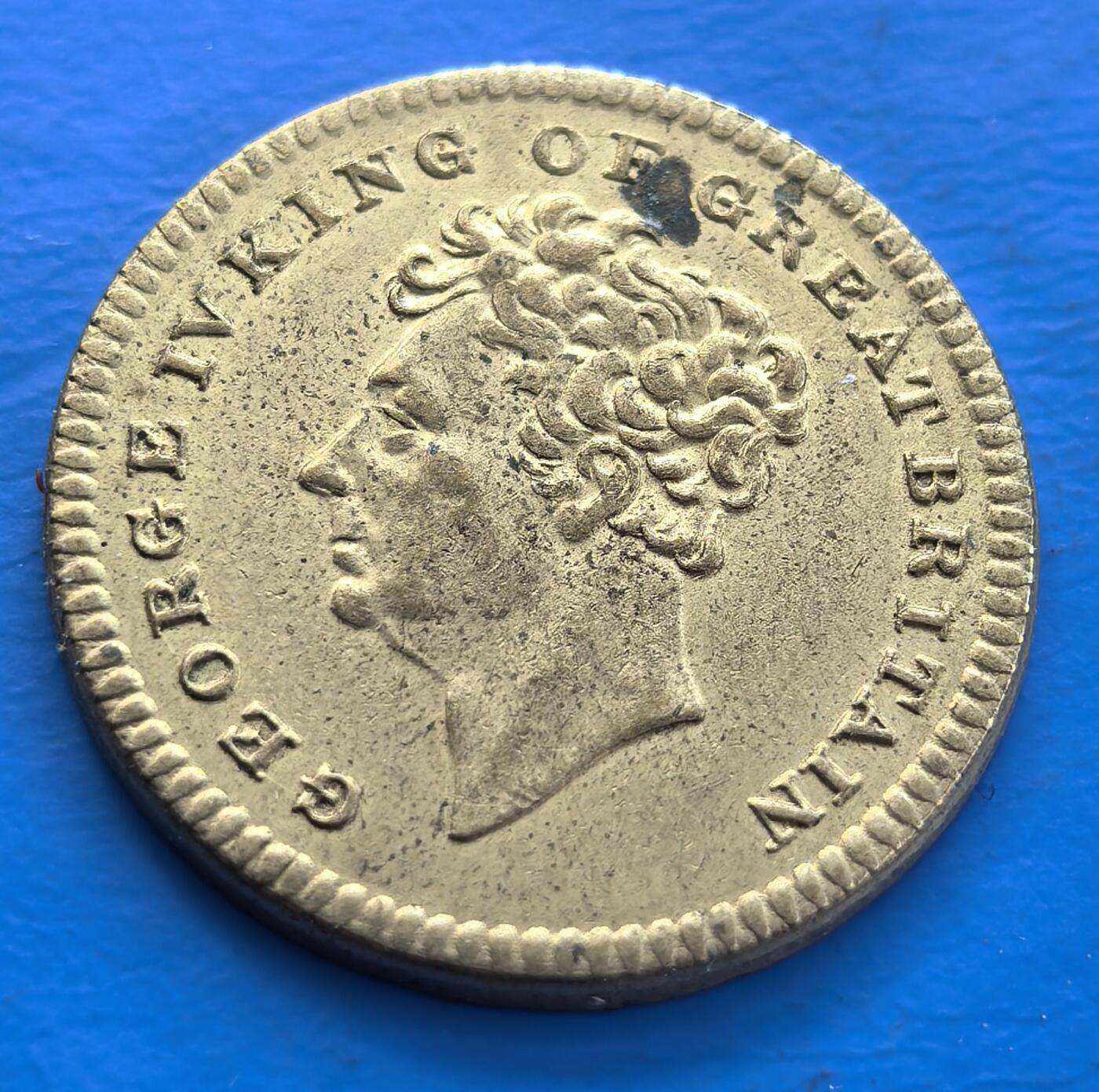 外国优质老铜币银币持续添加中，周六九点倒数截拍，满百包邮，可寄存半年，喜欢朋友微信扫描二维码可直接参拍 英国1830年乔治四世驾崩纪念章