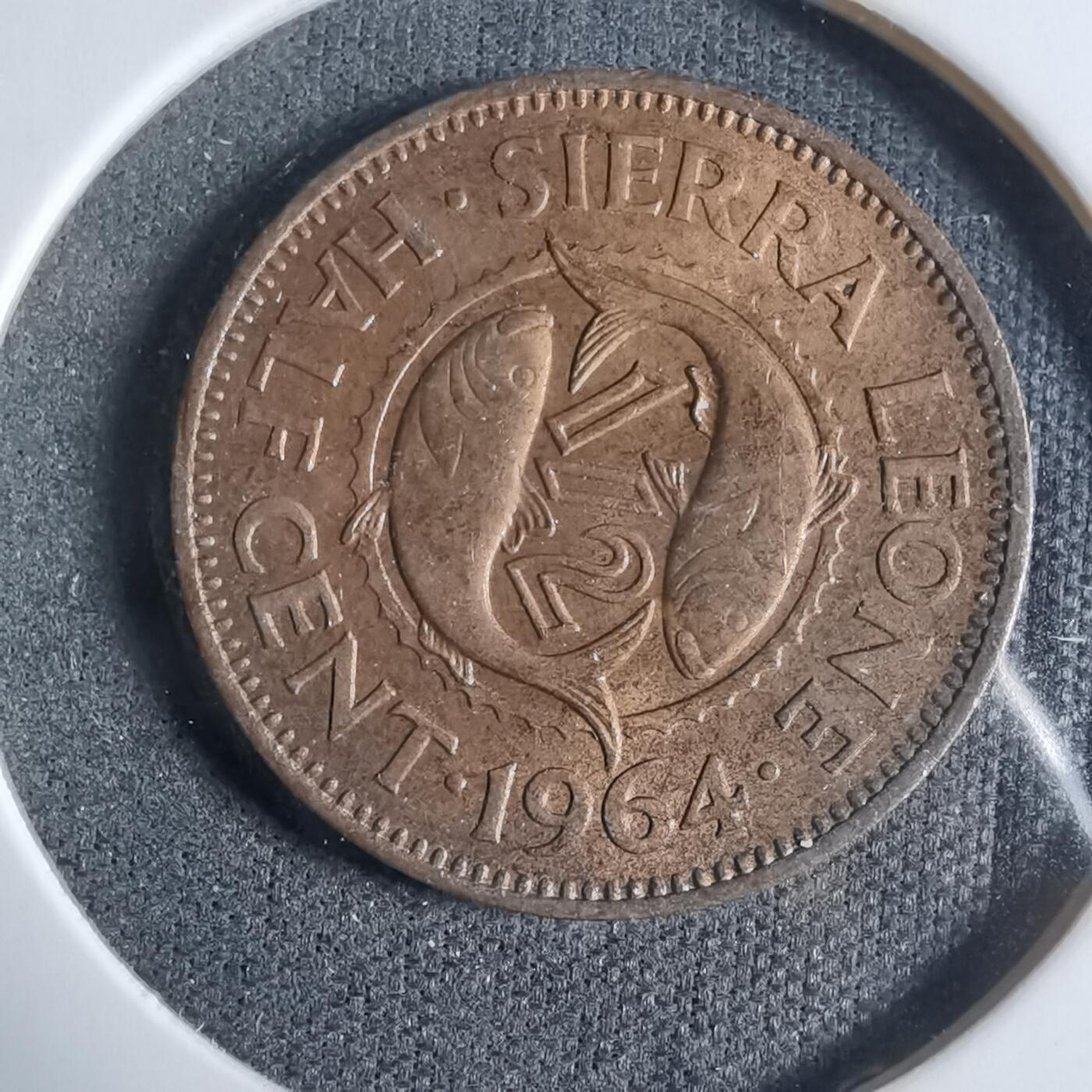 沼泽如烟--第923场 塞拉利昂1964年半分