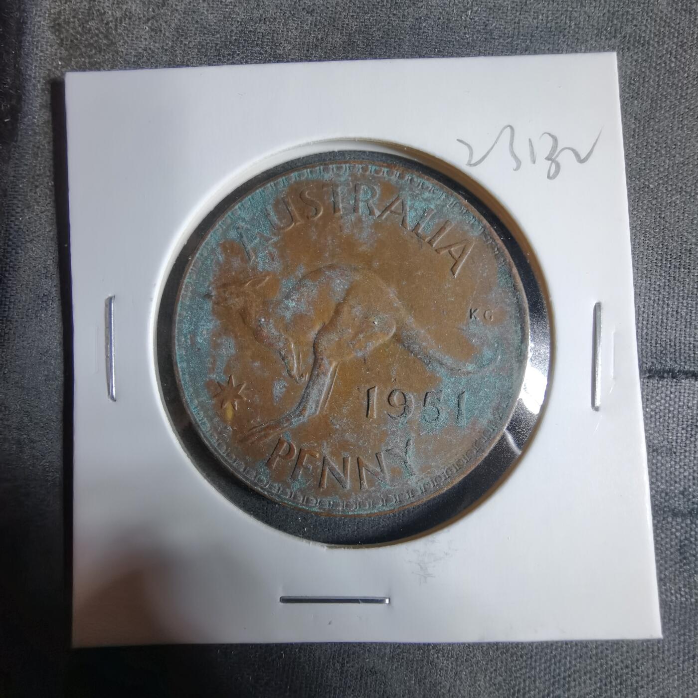 沼泽如烟--第923场 澳大利亚1951年1便士