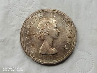 外国银币 - 57年南非羚羊5先令大银币