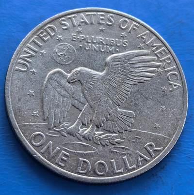 外国优质老铜币高银银币，周六九点倒数截拍，满百包邮，持续收拍 - 美国1971年艾森豪威尔大壹元