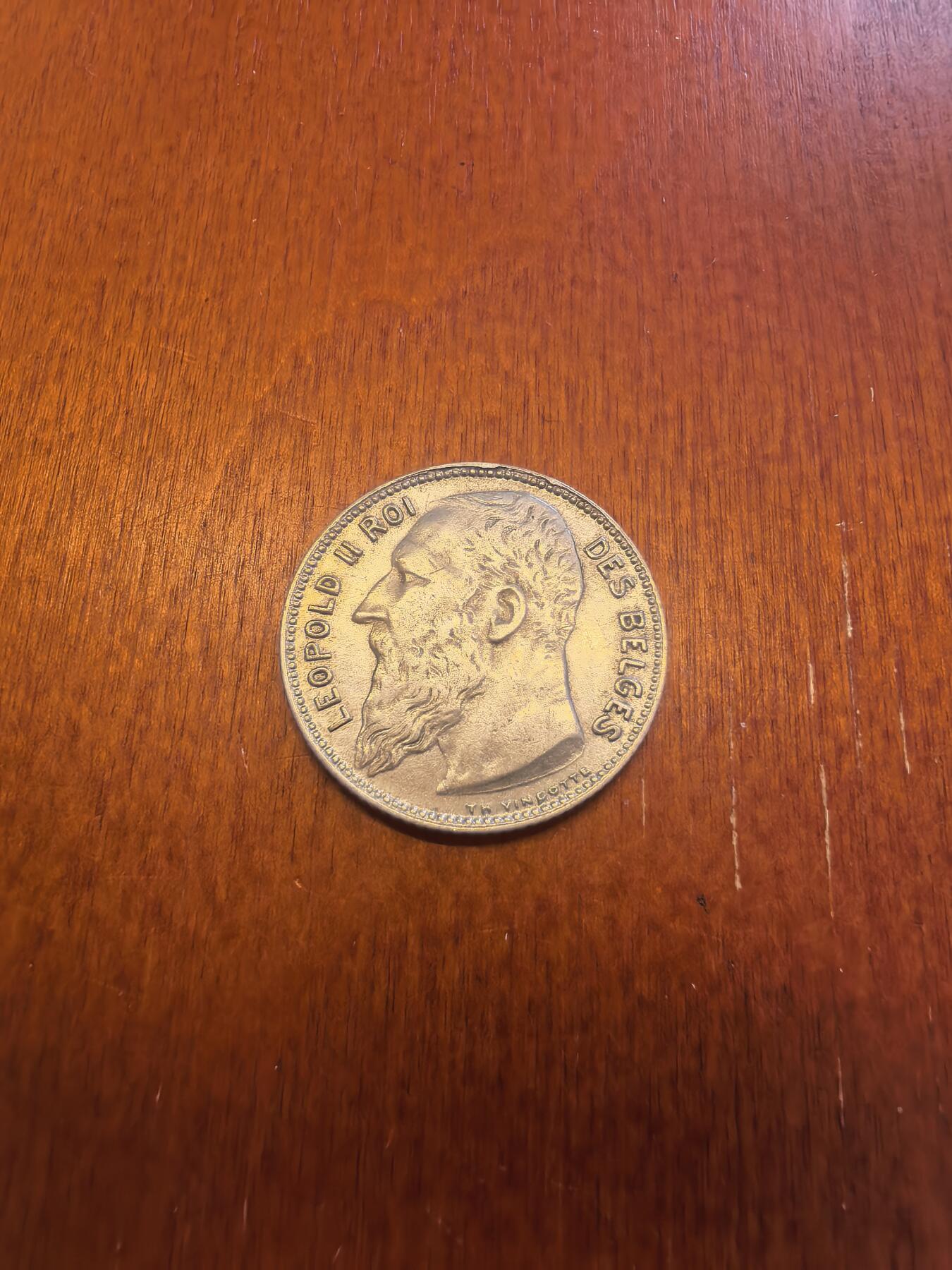 长老汇蛇年精选第八十场拍卖 1909比利时利奥波德二世1法郎银币，5克835银，克书110美金