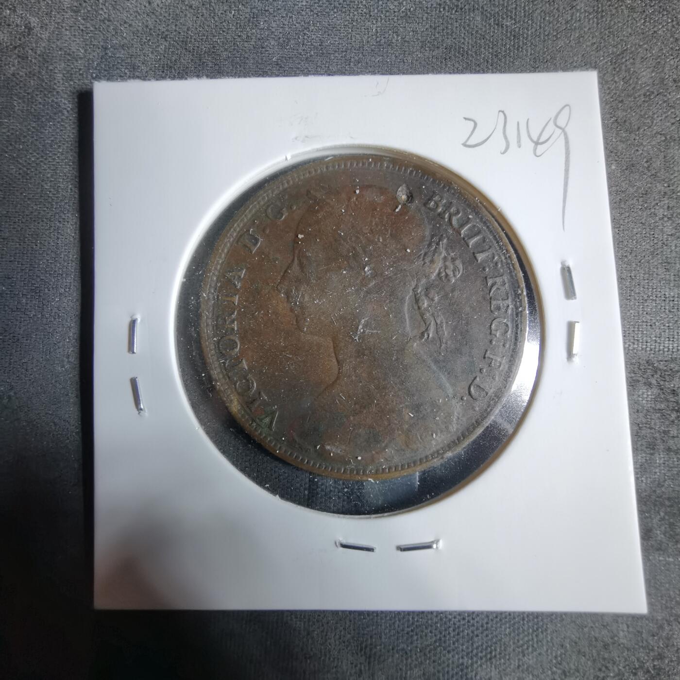 沼泽如烟--第923场 英国1885年1便士