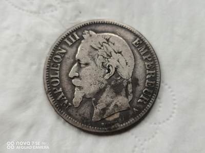 外国银币 - 1870年法国5法郎大银币