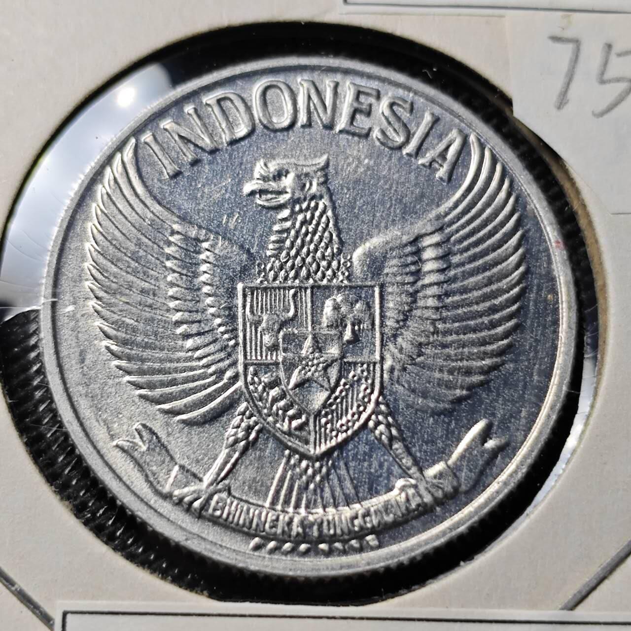 KK钱币收藏小铺 第375期  2月预留时间 周末发货  1961印尼50仙