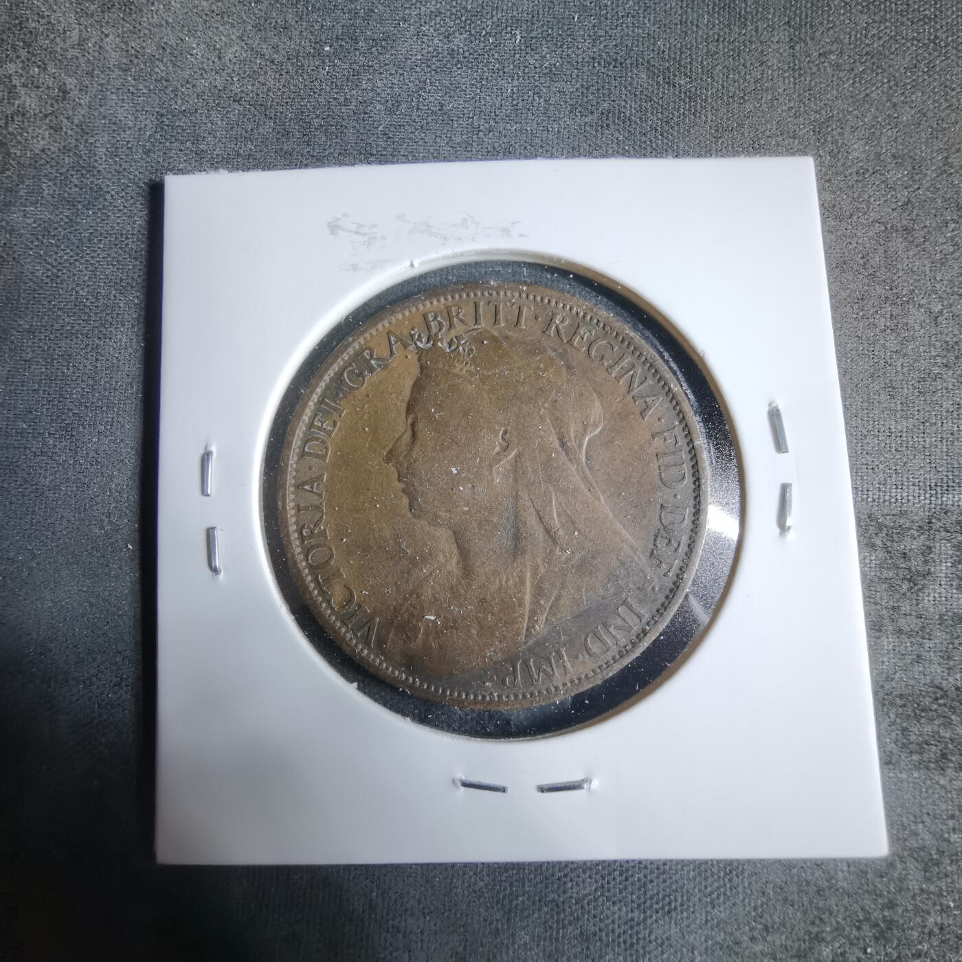 沼泽如烟--第923场 英国1895年一便士