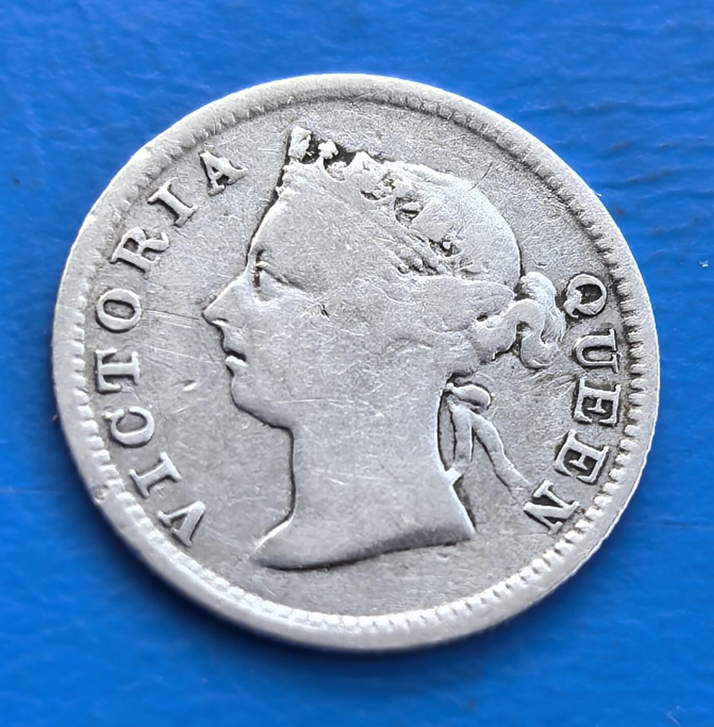 外国优质老铜币银币持续添加中，周六九点倒数截拍，满百包邮，可寄存半年，喜欢朋友微信扫描二维码可直接参拍 毛里求斯1897年10分银币