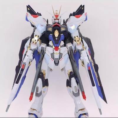 高达手办 魂蓝配色大班8802S强袭自由不带光翼版本