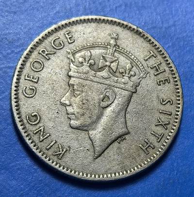 外国优质老铜币银币持续添加中，周六九点倒数截拍，满百包邮，可寄存半年，喜欢朋友微信扫描二维码可直接参拍 - 毛里求斯1951年1/4卢比