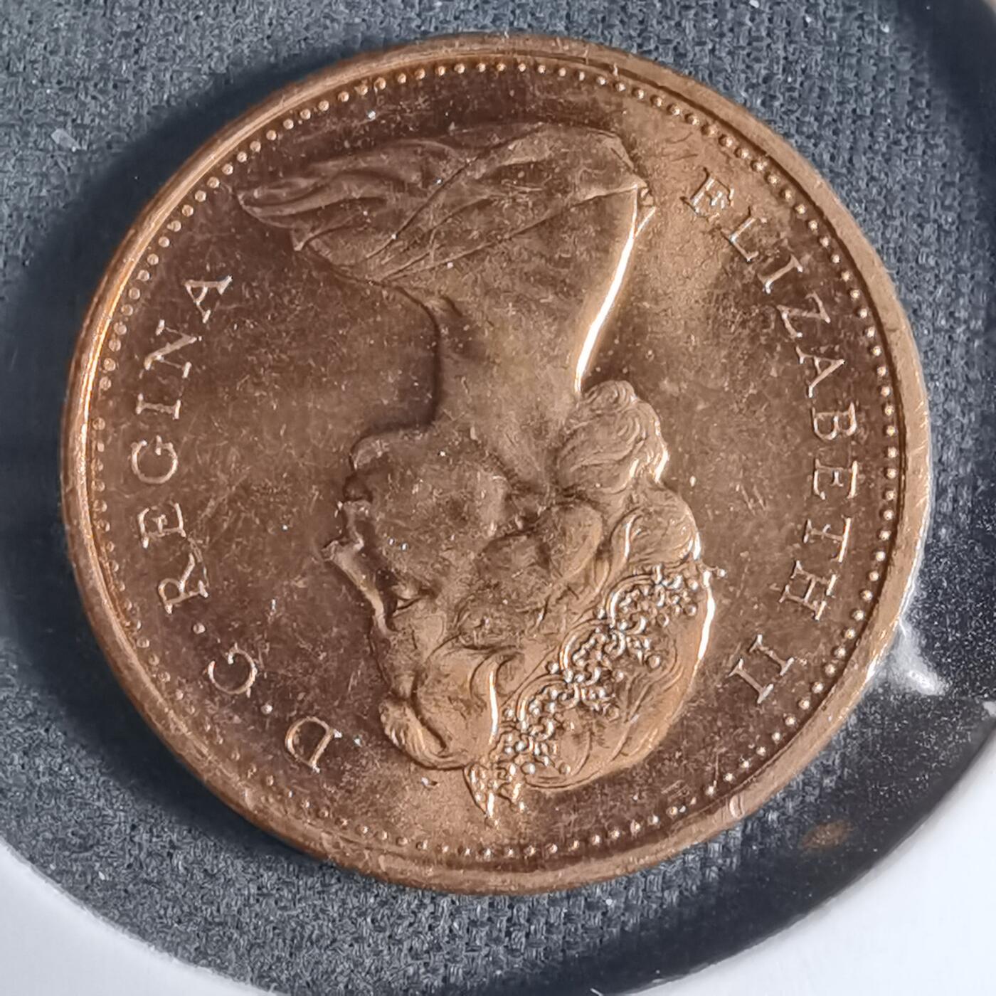 沼泽如烟--第923场 加拿大1967年一分纪念币