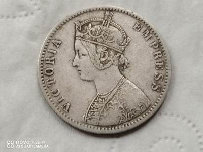 外国银币 - 1890年英属印度一卢比银币
