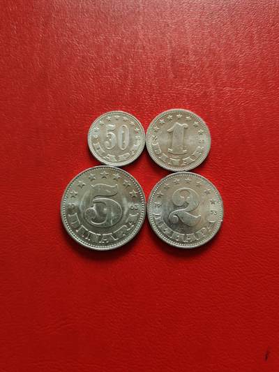 【云涧收藏】第八十二场 - 南斯拉夫1953/63年4枚套