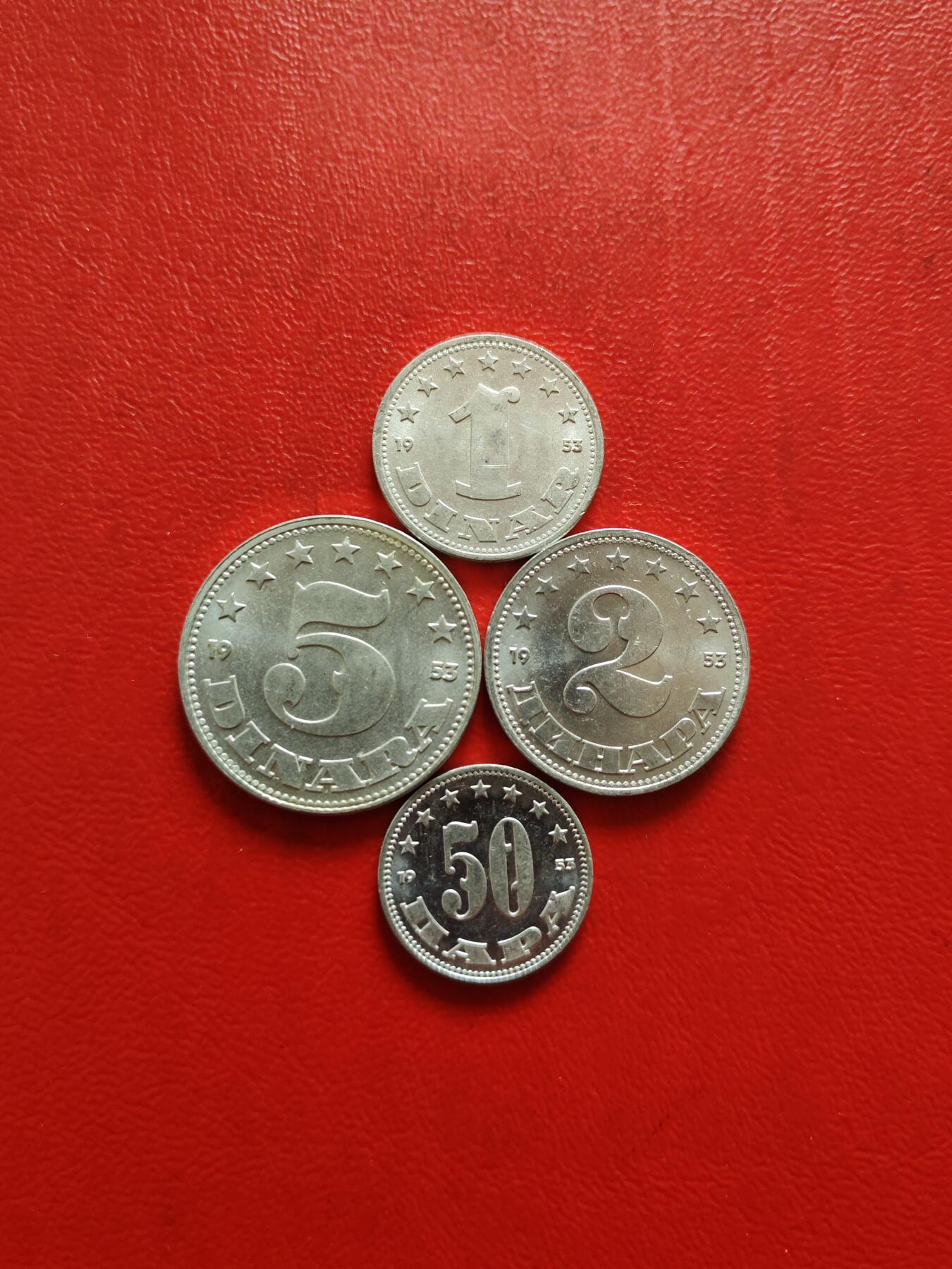 【云涧收藏】第八十二场 南斯拉夫1953/55/63年10枚全套