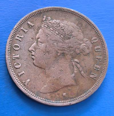 外国优质老铜币银币持续添加中，周六九点倒数截拍，满百包邮，可寄存半年，喜欢朋友微信扫描二维码可直接参拍 - 少见海峡1874年大壹分