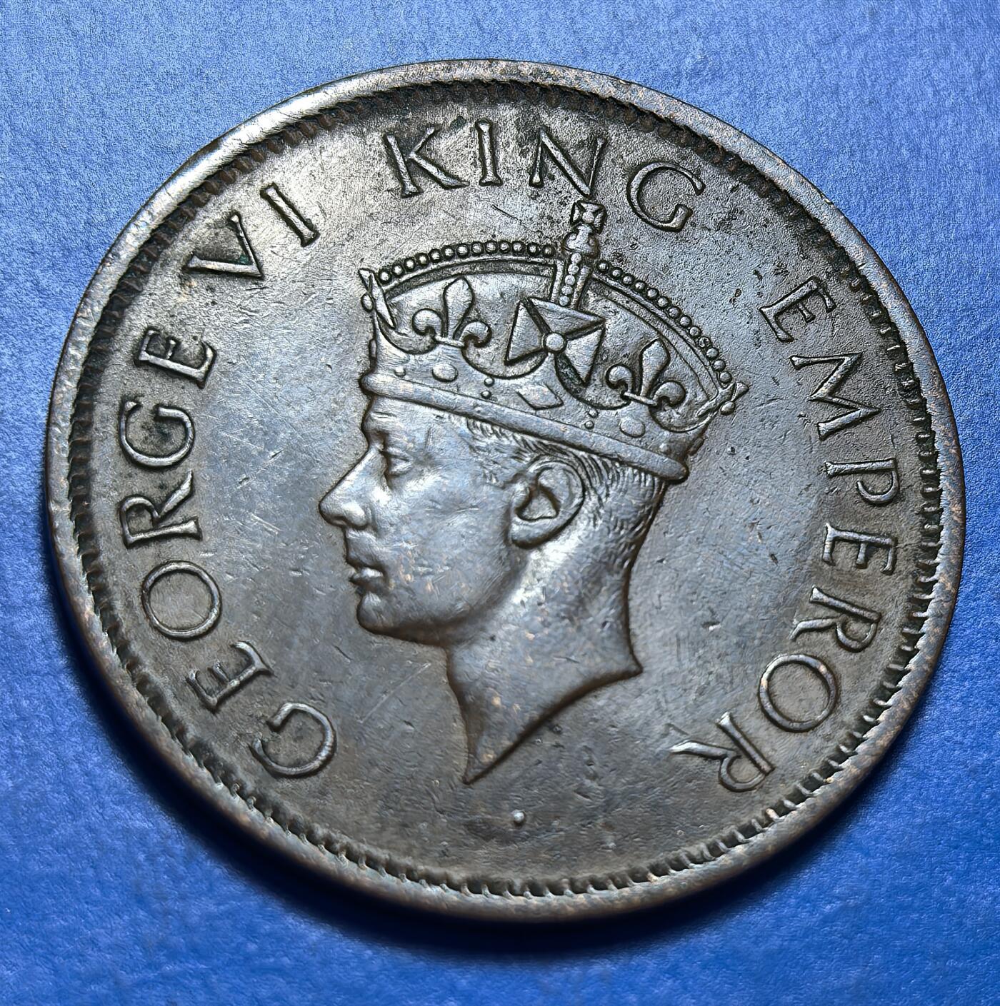 外国优质老铜币银币持续添加中，周六九点倒数截拍，满百包邮，可寄存半年，喜欢朋友微信扫描二维码可直接参拍 印度1940年1/4安娜