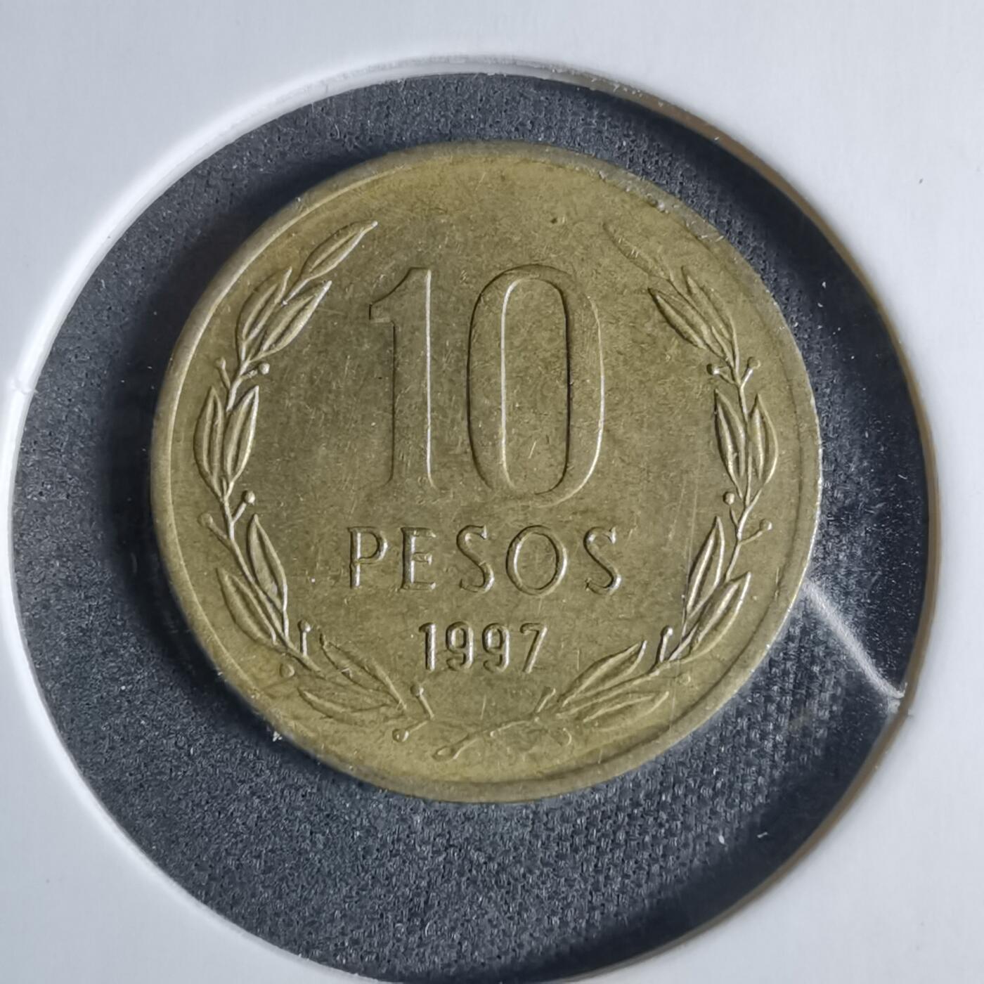 沼泽如烟--第923场 智利1997年10比索