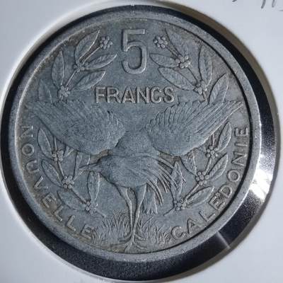 沼泽如烟--第923场 - 法属新喀里多尼亚1952年5法郎