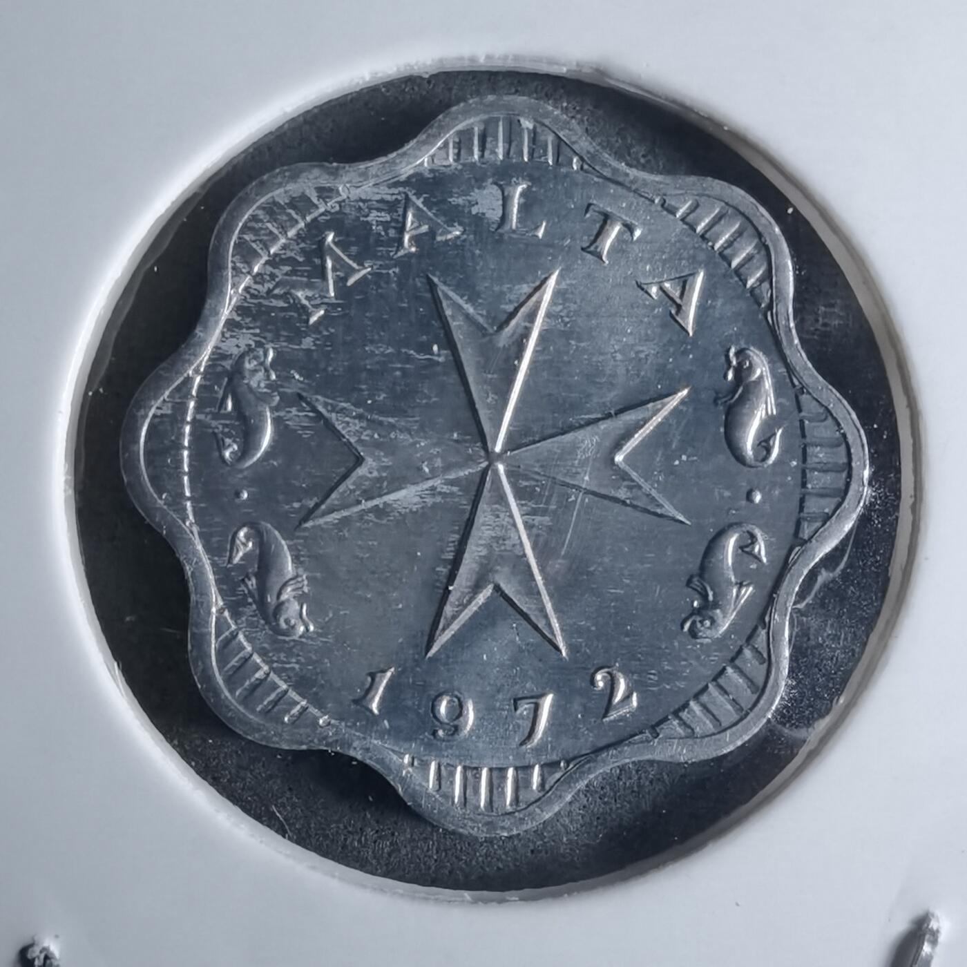 沼泽如烟--第924场 马耳他1972年2米尔