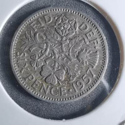 沼泽如烟--第924场 - 英国1957年6便士