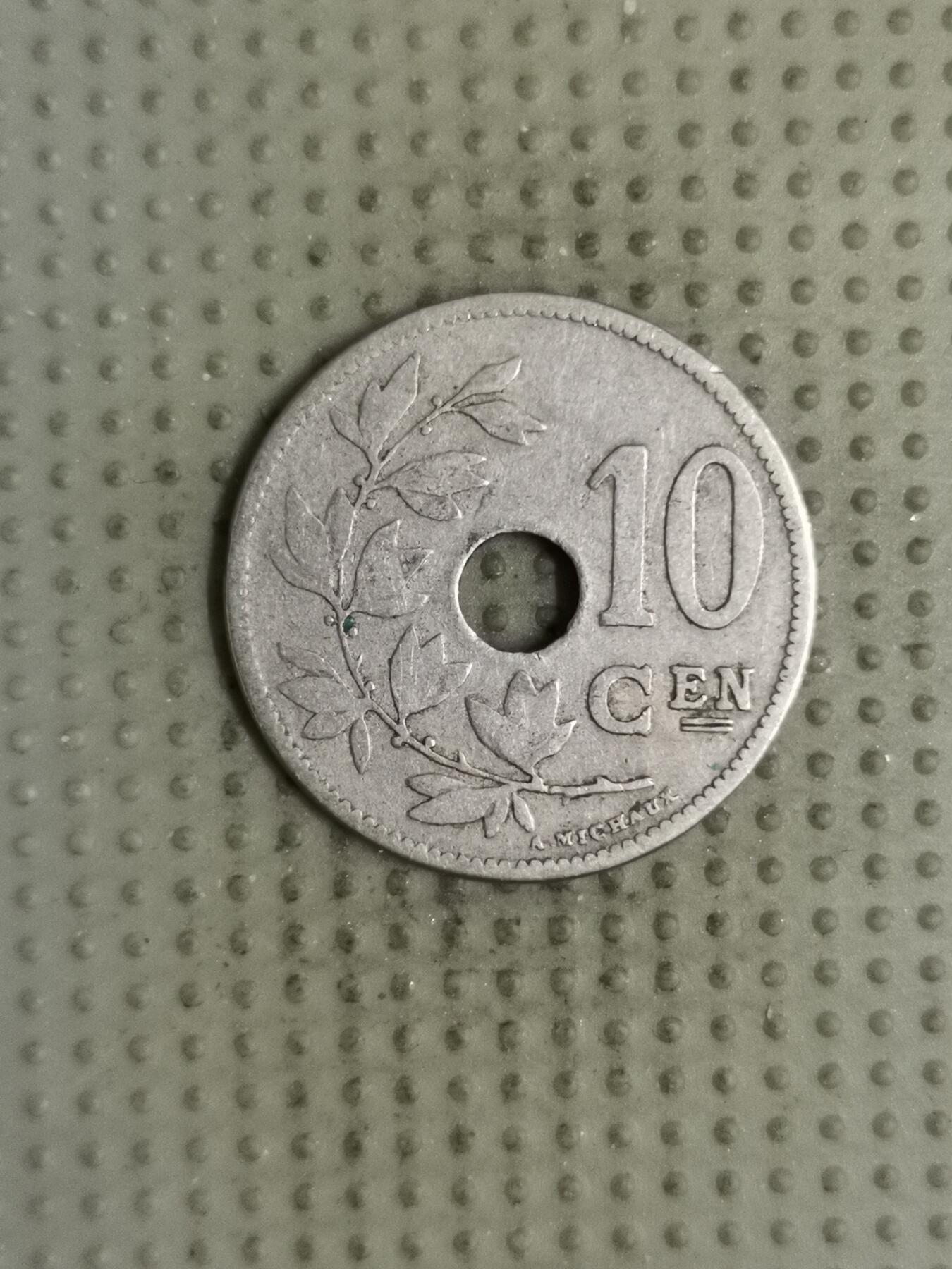 2025年第133场各国散币拍卖（总第133场） 比利时1904年10分