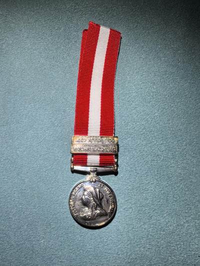 盛世勋华——号角文化勋章邮票专场拍卖第292期 - 英国加拿大一般服役奖章迷你章 带两条勋条 极为少见