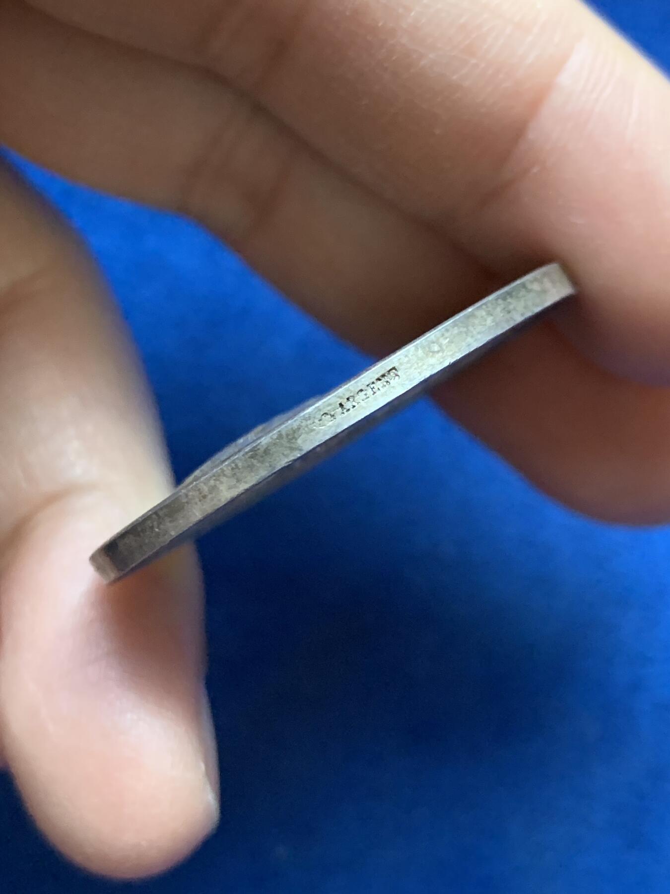 《竞宝斋》第445场 周日，周一，2场连拍 （全场包邮） 法国谷物女神银章 21.9克 36mm 丰饶角银标