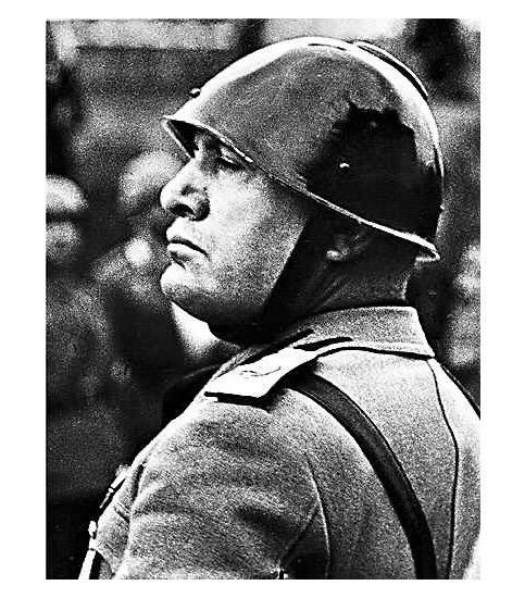 意大利墨索里尼20里拉 高浮雕原光镀银币章 35MM